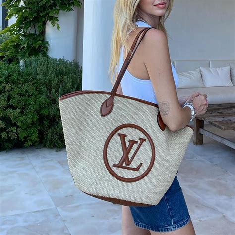 Louis Vuitton straw bags